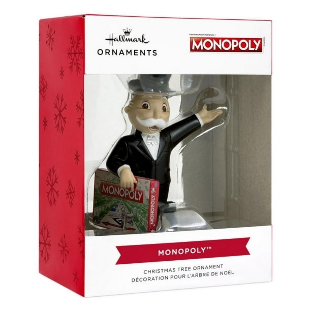 Hallmark Hasbro Mr.  Monopoly Game Christmas Tree Ornament